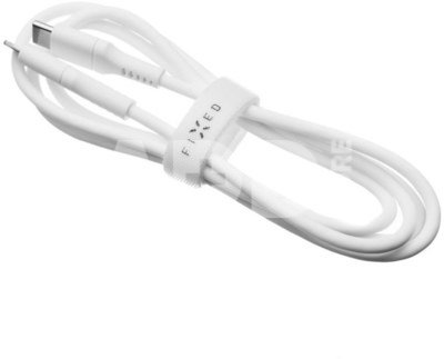FIXED Liquid Silicone Cable USB-C/USB-C, 1,2m, 60W, White