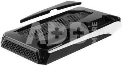 Fixed Multifunctional Station for PlayStation 5 with Cooling and Charging for two DualSense Controllers | FIXPS5-MCS-BW
