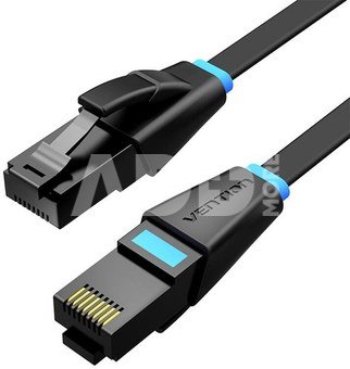Flat UTP Category 6 Network Cable Vention IBJBD 0.5m Black