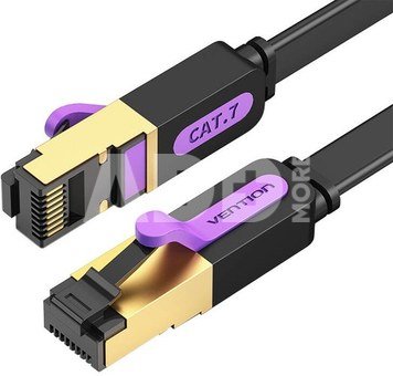 Flat UTP Category 7 Network Cable Vention ICABL 10m Black