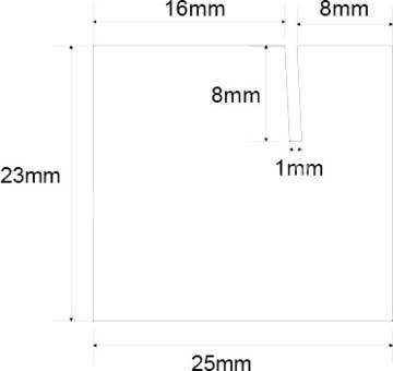 Focus Photo Block Black Medium 11cm