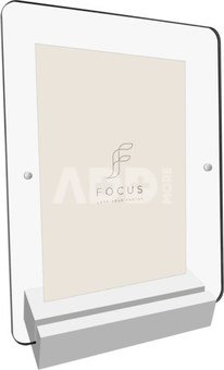 Focus Photo Block White Acrylic 10x15