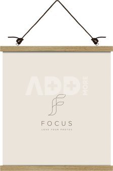 Focus Poster Hanger Magnetic Oak 61cm