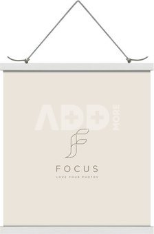 Focus Poster Hanger Magnetic White 41cm