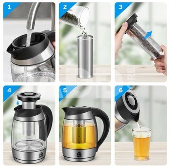 ForMe FKG-488 Cordless Electric Kettle 1,8 L