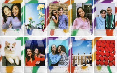 FUJIFILM FOTOPLOKŠTELĖS INSTAX MINI SPRAY ART 10 PL.