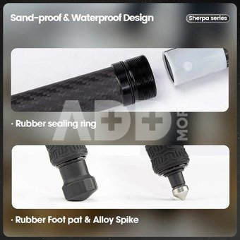 Fotopro Sherpa Carbon Statief Zwart