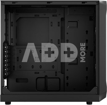 Fractal Design Focus 2 Black TG Clear Tint, Midi Tower, Power supply included No