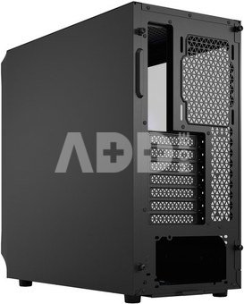 Fractal Design Focus 2 RGB Black TG Clear Tint, Midi Tower, Power supply included No