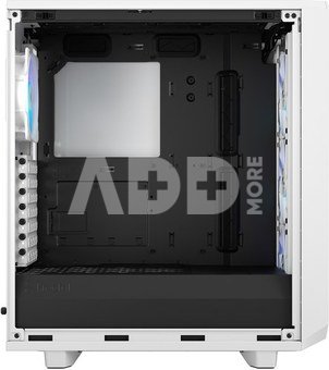 Fractal Design Meshify 2 Compact RGB White TG Clear, Mid-Tower, Power supply included No