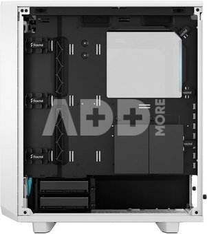 Fractal Design Meshify 2 Compact RGB White TG Clear, Mid-Tower, Power supply included No