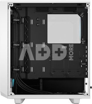 Fractal Design Meshify 2 Compact RGB White TG Clear, Mid-Tower, Power supply included No