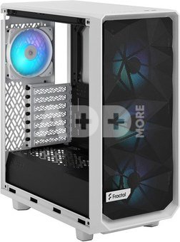 Fractal Design Meshify 2 Compact RGB White TG Clear, Mid-Tower, Power supply included No
