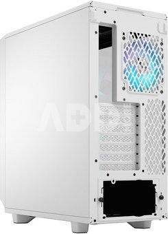 Fractal Design Meshify 2 Compact RGB White TG Clear, Mid-Tower, Power supply included No