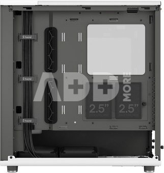 Fractal Design North Chalk White TG Clear Tint