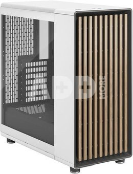 Fractal Design North Chalk White TG Clear Tint