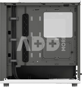 Fractal Design North Chalk White TG Clear Tint