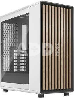 Fractal Design North Chalk White TG Clear Tint