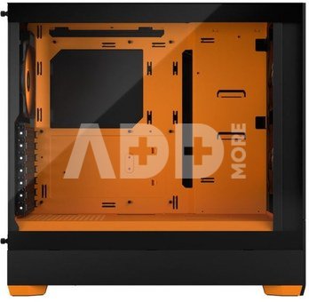 Fractal Design Pop Air RGB Orange Core TG Clear Tint, ATX, mATX, Mini ITX, Power supply included No