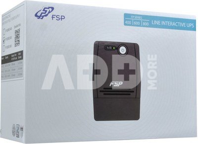 Fortron FSP Line Interactive UPS FP-600/ 600VA, 360W/ AVR/ 2 Schuko Output Sockets