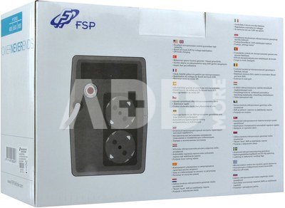 Fortron FSP Line Interactive UPS FP-600/ 600VA, 360W/ AVR/ 2 Schuko Output Sockets