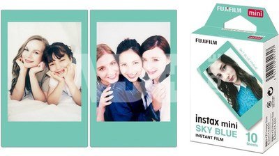 Fujifilm Fotoplokštelės Instax MINI Sky Blue Frame 10vnt.