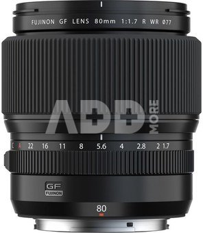 FUJIFILM Fujinon GF 80mm F1.7 R WR