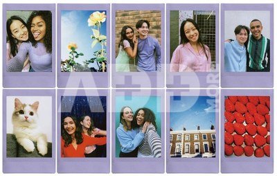 Fujifilm fotoplokštelės Instax Mini SOFT LAVENDER 10pl
