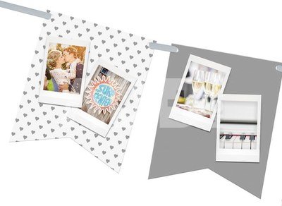 Fujifilm Instax photo венок Just Married
