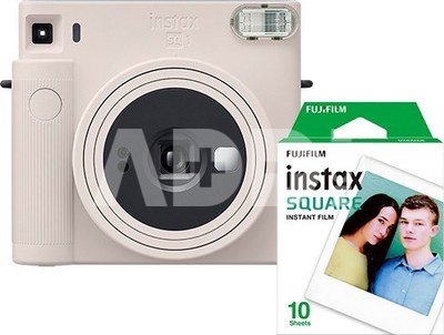 Fujifilm instax Square SQ1 Chalk White + 10 film