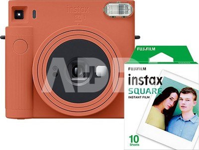 Instant camera instax SQUARE SQ1 TERRACOTTA ORANGE+instax SQUARE glossy (10pl)