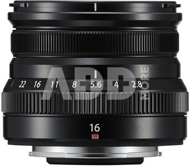 Fujifilm XF 16mm f/2.8 R WR, Juodas