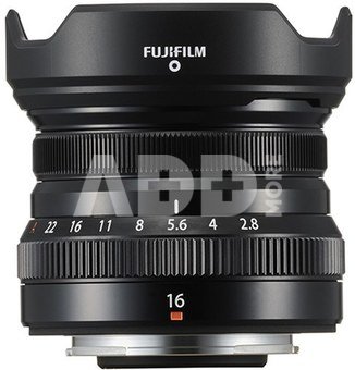 Fujifilm XF 16mm f/2.8 R WR, Juodas