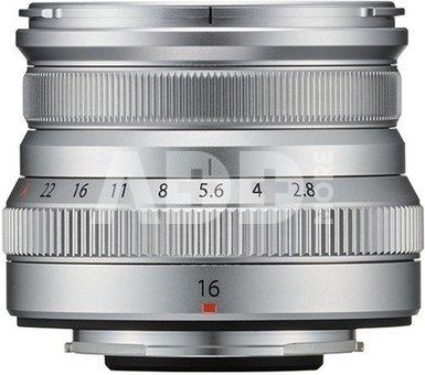 Fujifilm XF 16mm f/2.8 R WR, Sidabrinis