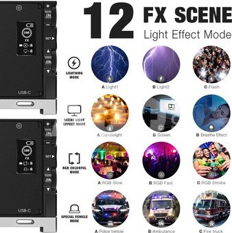 Full-Color RGB Fill Light Pocket Light