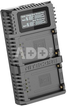 Nitecore FX2 Pro Dual Charger for Fujifilm NP T125