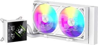 GLACIER 240 LCD WH Liquid Cooler White