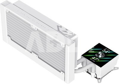 GLACIER 240 LCD WH Liquid Cooler White