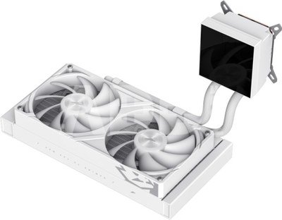 GLACIER 240 LCD WH Liquid Cooler White
