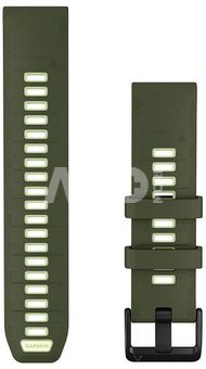 Garmin kellarihm QuickFit 22mm fenix 9 Pro, olive drab/citron