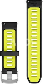Garmin watch strap Quick Release 20mm Forerunner 170, black/yellow