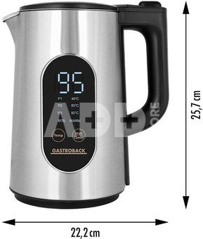Gastroback 42446 Wasserkocher Cool Touch Express Digital 3000W