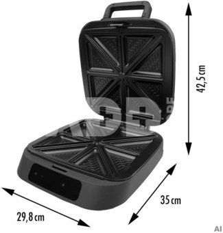 Gastroback 42469 Sandwichmaker Snack Station 4XL Advanced