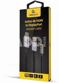 GEMBIRD Active 4K HDMI male to DisplayPo