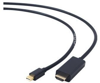 Gembird Cable Mini DisplayPort to HDMI 1.8 m, Black, HDMI, Mini DisplayPort