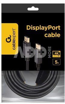 Gembird DisplayPort cable, 4K CC-DP2-5M Black, 5 m
