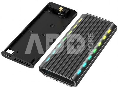 Gembird Drive case USB 3.1 enclosure for M .2 NVME aluminum LED USB 3.1