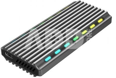 Gembird Drive case USB 3.1 enclosure for M .2 NVME aluminum LED USB 3.1