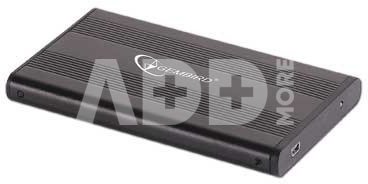 Gembird External USB 2.0 enclosure for 2.5'' SATA HDDs, mini-USB 5pin connector