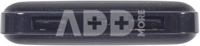 Gembird | PB10-02 | Power Bank | 10000 mAh | 2 x USB-AF | Black